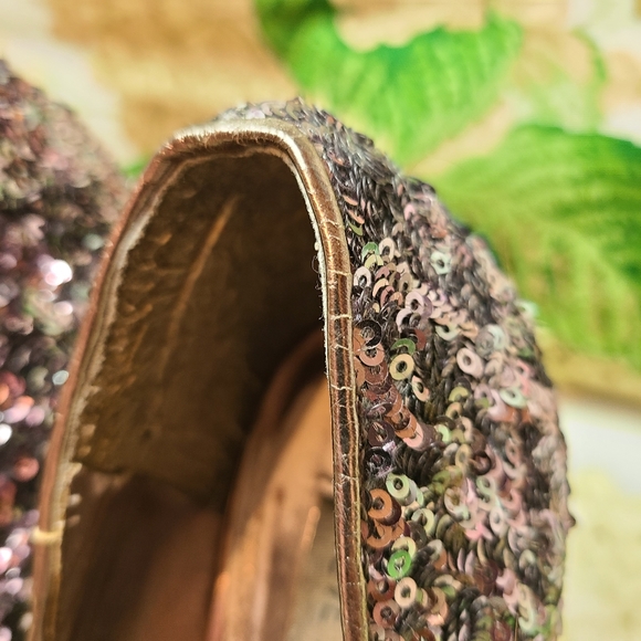 ✨ STEVE MADDEN 🌌 pinup sequins sparkles princess barbie platform high heels!🖤 - Picture 14 of 14